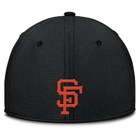 Men's Nike Gray/Black San Francisco Giants Rise Swoosh Performance Flex Hat