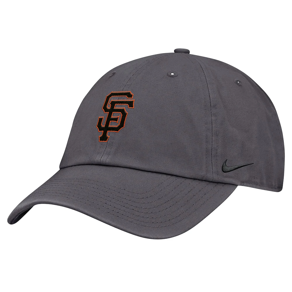 Casquette ajustable Nike grise San Francisco Giants Club pour homme