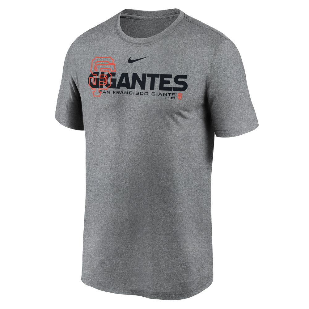 Men's Nike Heathered Charcoal San Francisco Giants Local Rep Legend Performance T-Shirt