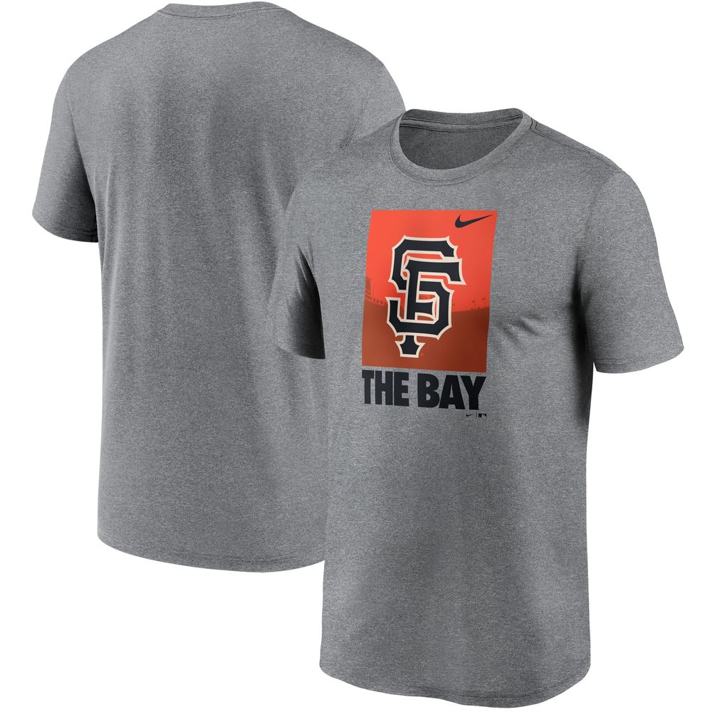 Men's Nike Gray San Francisco Giants Color Bar T-Shirt 