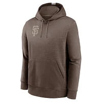 Sweat à capuche Nike marron clair San Francisco Giants Statement pour homme