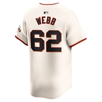 Maillot de joueur Nike Logan Webb crème San Francisco Giants Home Limited pour homme