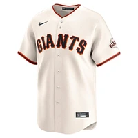 Maillot de joueur à domicile limité Nike Logan Webb pour homme, crème, San Francisco Giants