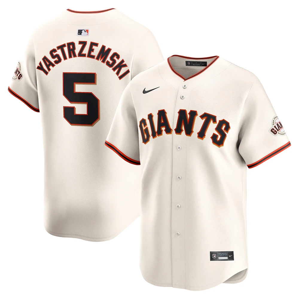 Maillot de joueur Nike Mike Yastrzemski crème San Francisco Giants Home Limited pour homme