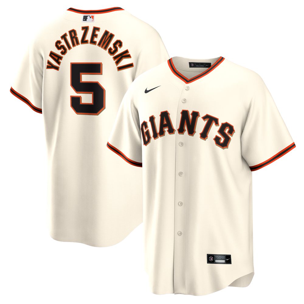 Nike Men's San Francisco Giants Official Replica Home Cream Jersey