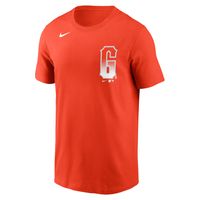 Men's Nike Mike Yastrzemski Orange San Francisco Giants City Connect Name & Number T-Shirt