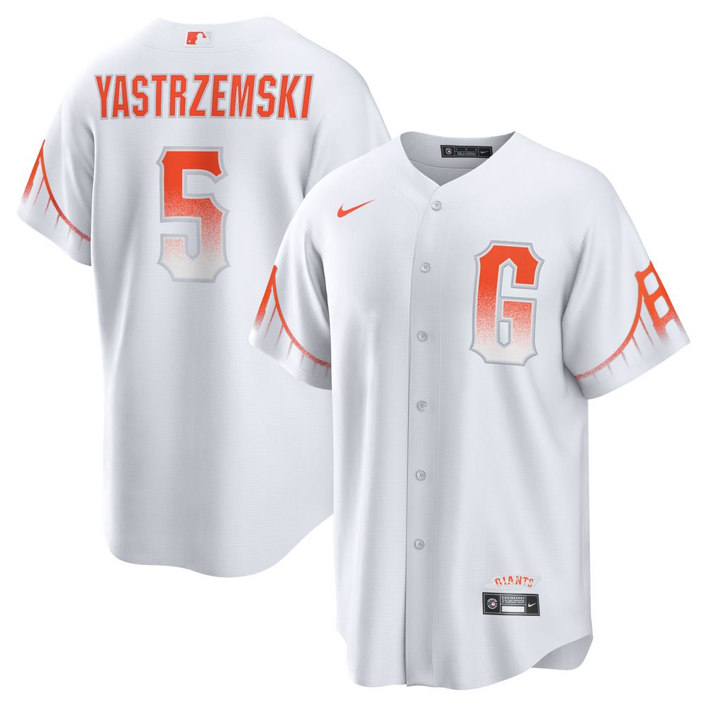 Men's Nike Mike Yastrzemski White San Francisco Giants City Connect Replica Player Jersey