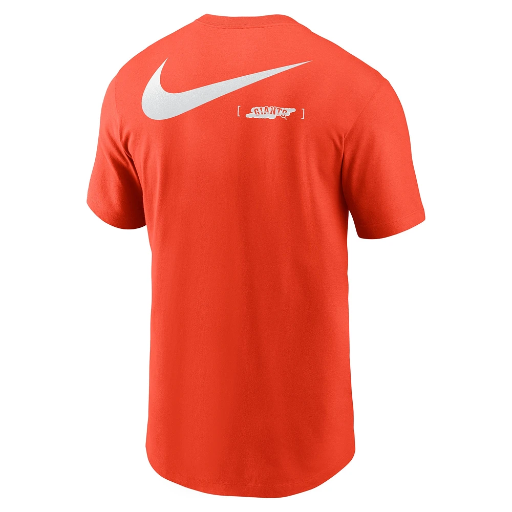 Men's Nike Orange San Francisco Giants 2-Hit Speed City Connect T-Shirt