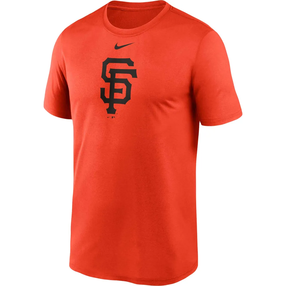 T-shirt de performance Nike pour homme San Francisco Giants Big & Tall Logo Legend orange