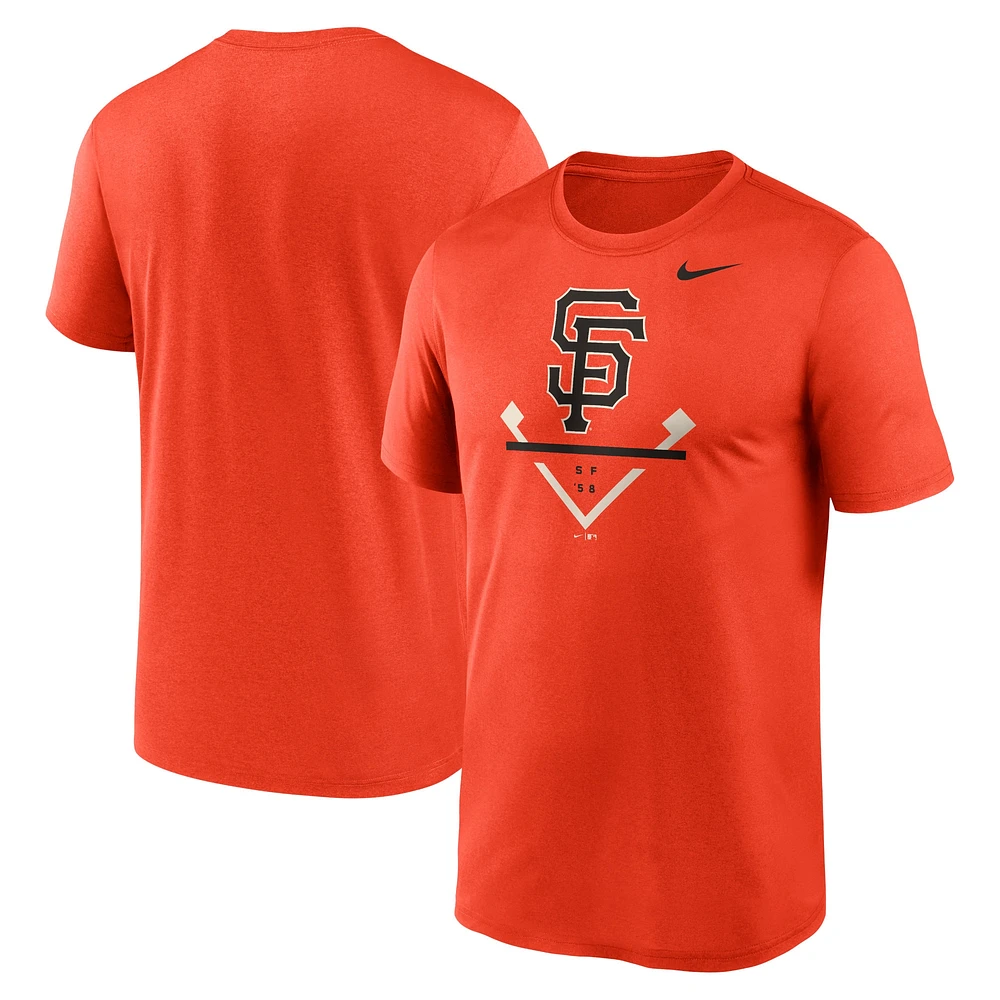 Men's Nike Orange San Francisco Giants Icon Legend Performance T-Shirt