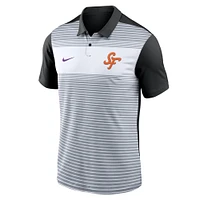 Men's Nike  White/Black San Francisco Giants 2025 City Connect Fashion Legacy Icon Vapor Performance Polo