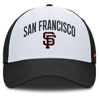 Men's Nike White/Black San Francisco Giants Club Performance Adjustable Hat