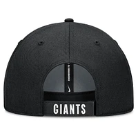 Men's Nike White/Black San Francisco Giants Club Performance Adjustable Hat