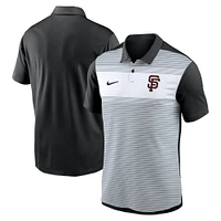 Polo Nike Performance blanc/noir San Francisco Giants Vapor Striped pour homme
