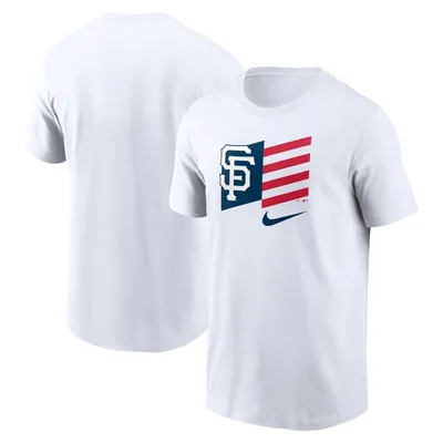 San Francisco Giants Nike Americana Flag T-Shirt - White