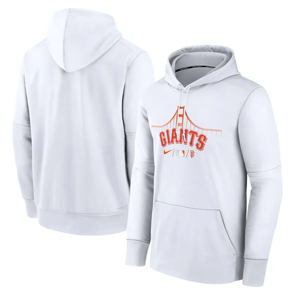 Lids San Francisco Giants Authentic Collection 2022 City Connect Therma Pullover Hoodie - White | Brazos Mall