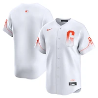 Maillot Nike pour homme blanc San Francisco Giants City Connect Limited