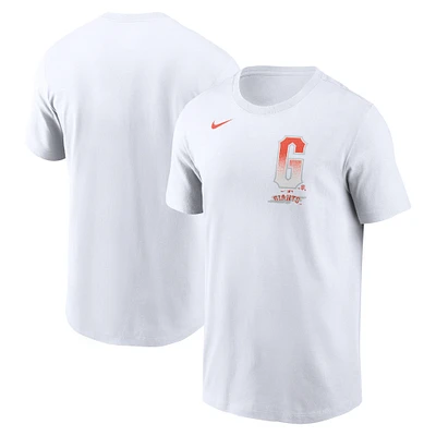 Men's Nike White San Francisco Giants City Connect Wordmark T-Shirt