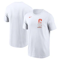 T-shirt Nike blanc avec logo San Francisco Giants City Connect pour homme