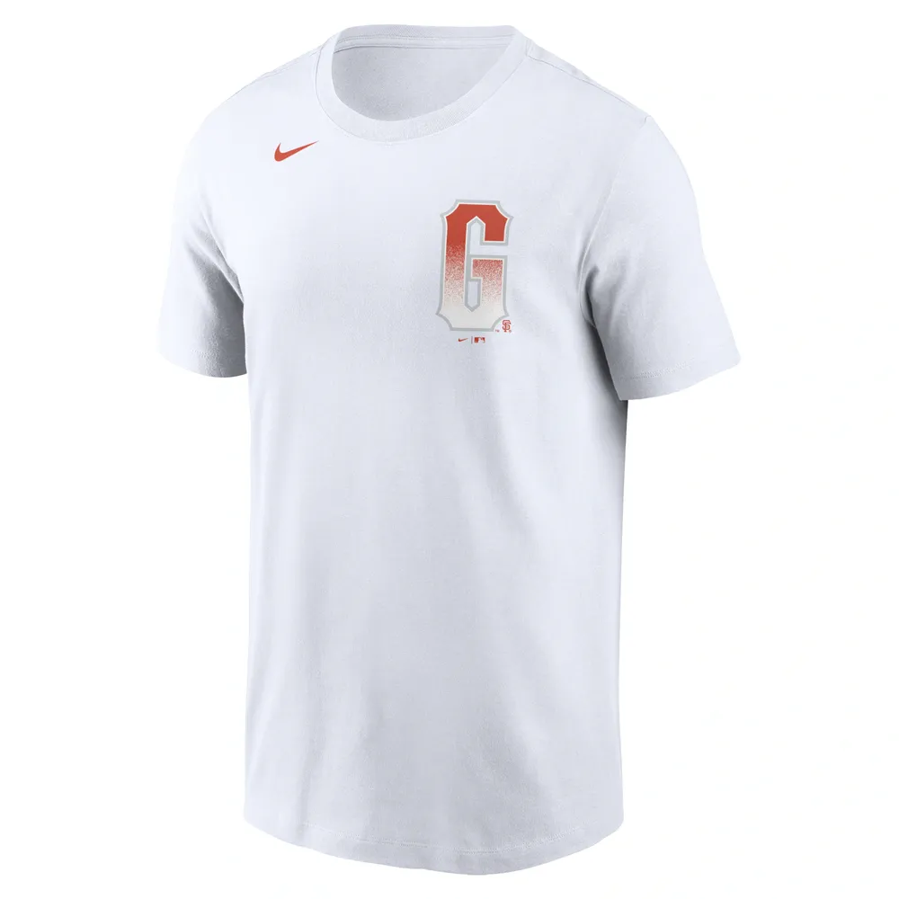 T-shirt Nike blanc pour hommes des Giants de San Francisco Team City Connect avec le mot-symbole