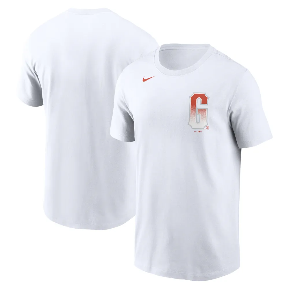 T-shirt Nike blanc pour hommes des Giants de San Francisco Team City Connect avec le mot-symbole