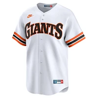 Men's Nike White San Francisco Giants Throwback Cooperstown Collection Limited Jersey