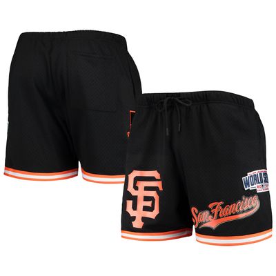 Men's Pro Standard Black San Francisco Giants 2014 World Series Mesh Shorts