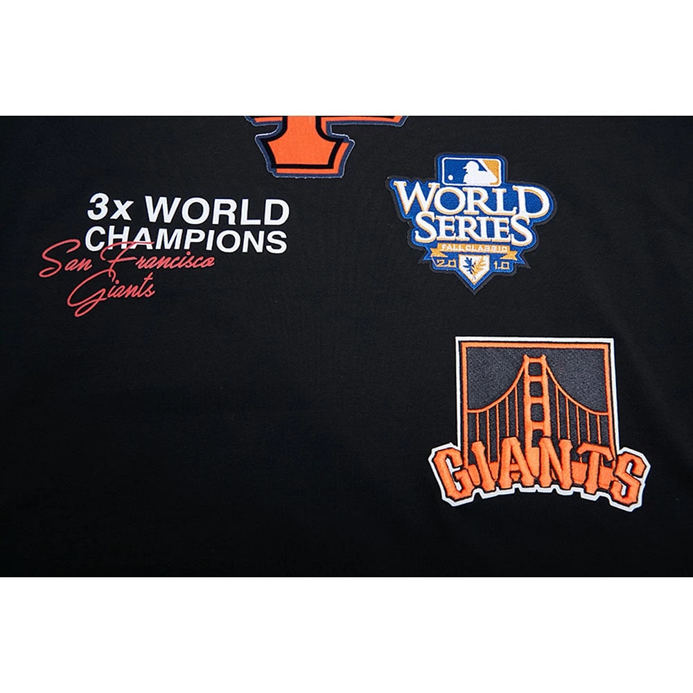 T-shirt Pro Standard pour homme noir San Francisco Giants Championship