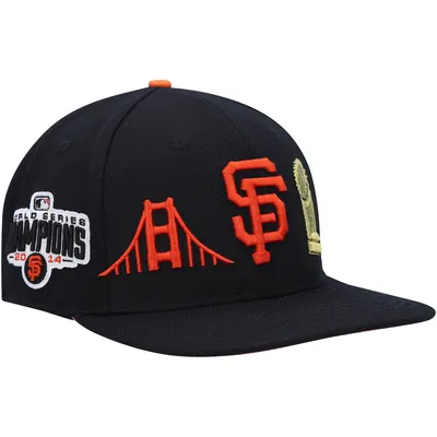 San Francisco Giants Pro Standard Double City Pink Undervisor Snapback Hat - Black