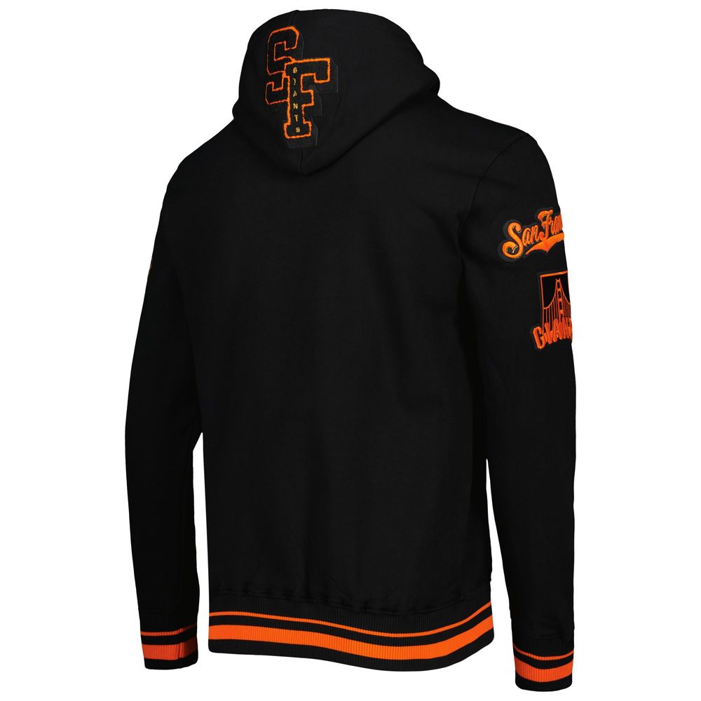 Pro Standard Black San Francisco Giants Mash Up Logo Pullover Hoodie