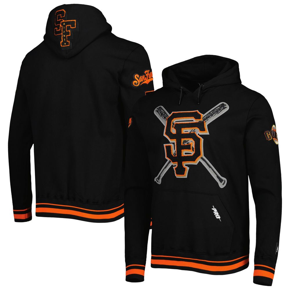 Men's Pro Standard Black San Francisco Giants Mash Up Logo Pullover Hoodie