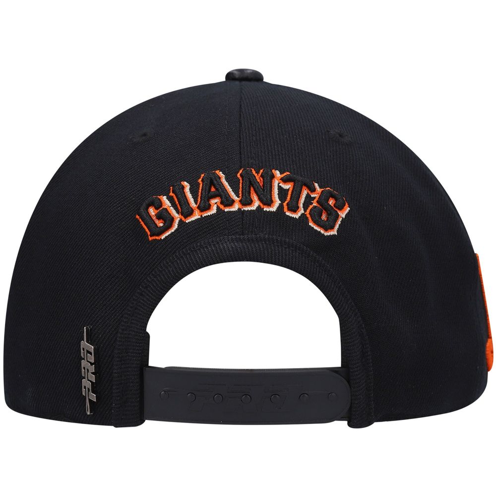 Men's San Francisco Giants Pro Standard White/Black Logo Snapback Hat