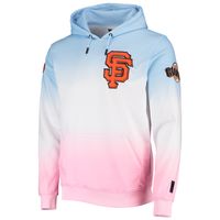 Men's Pro Standard Blue/Pink San Francisco Giants Ombre Pullover Hoodie