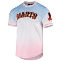 Men's Pro Standard Blue/Pink San Francisco Giants Ombre T-Shirt