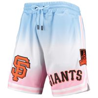 Men's Pro Standard Blue/Pink San Francisco Giants Team Logo Ombre Shorts