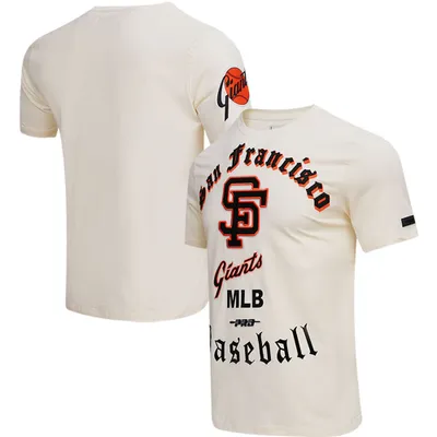San Francisco Giants Pro Standard Cooperstown Collection Old English T-Shirt - Cream
