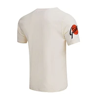 Men's Pro Standard Cream San Francisco Giants Cooperstown Collection Old English T-Shirt