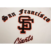 Men's Pro Standard Cream San Francisco Giants Cooperstown Collection Old English T-Shirt