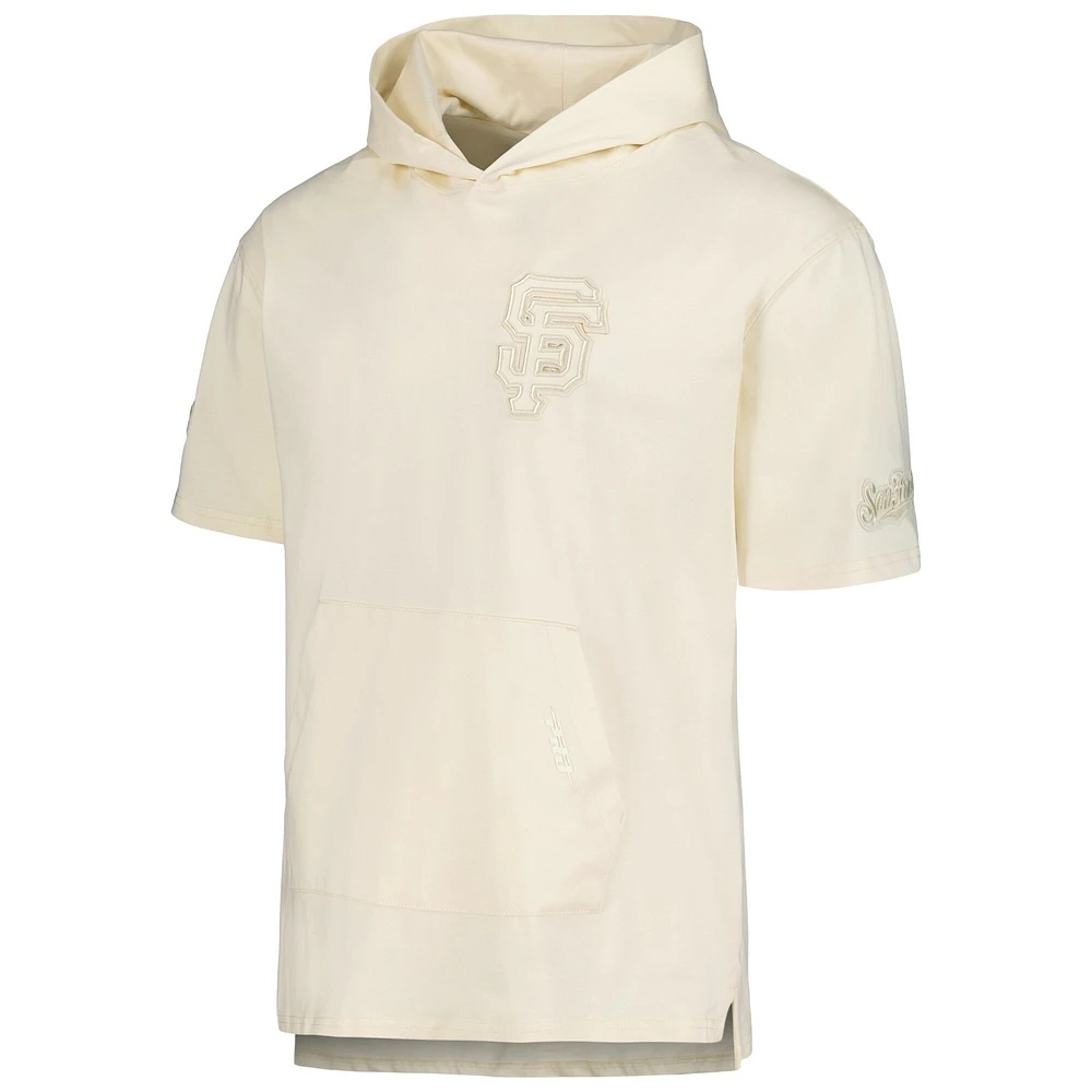 T-shirt à capuche neutre Pro Standard pour hommes, crème, San Francisco Giants