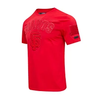 Men's Pro Standard San Francisco Giants Classic Triple Red T-Shirt