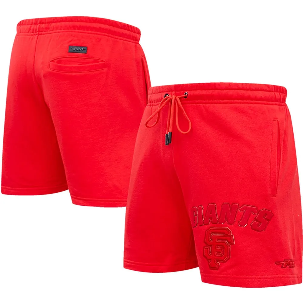 Short classique Pro Standard San Francisco Giants triple rouge pour homme