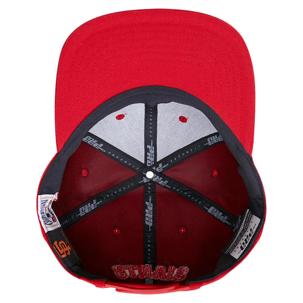 Men's San Francisco Giants Pro Standard White/Black Logo Snapback Hat