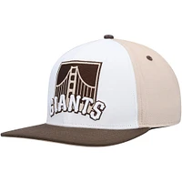 Casquette Pro Standard San Francisco Giants Chocolate Ice Cream Snapback Snapback Blanc/Marron