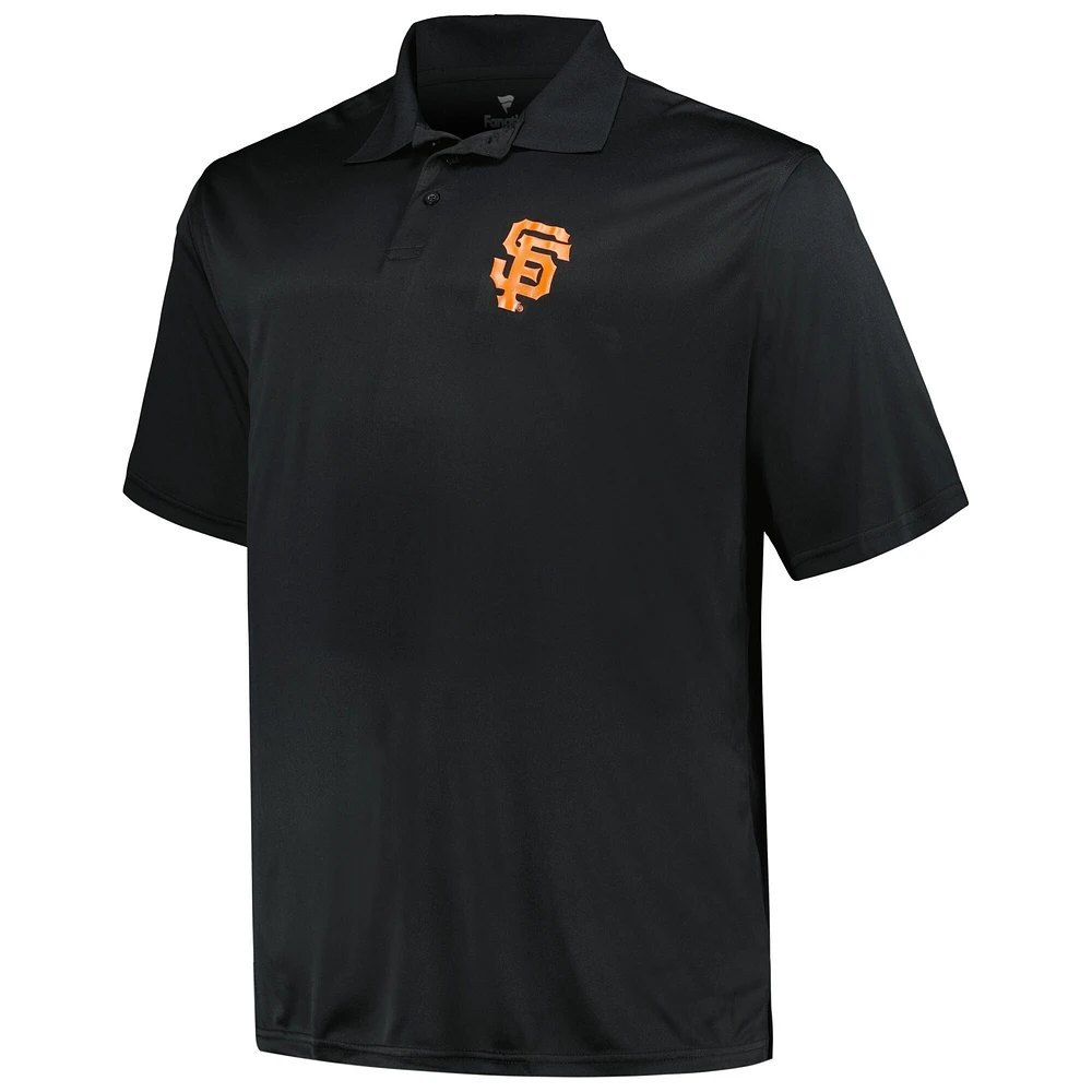 Ensemble de deux polos unis pour hommes Profile San Francisco Giants Big & Tall noir/orange