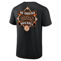 T-shirt noir pour hommes, profil, San Francisco Giants, Big & Tall Field Play