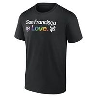 Men's Profile Black San Francisco Giants Big & Tall Pride T-Shirt