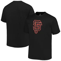 T-shirt noir avec logo principal des Giants de San Francisco pour hommes