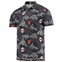 Men's Reyn Spooner Black San Francisco Giants Performance Polo