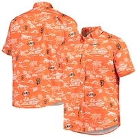 Men's Reyn Spooner Orange San Francisco Giants Kekai Button-Down Shirt