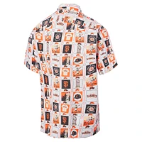 Chemise boutonnée Reyn Spooner pour hommes, blanche, San Francisco Giants Champions Scenic